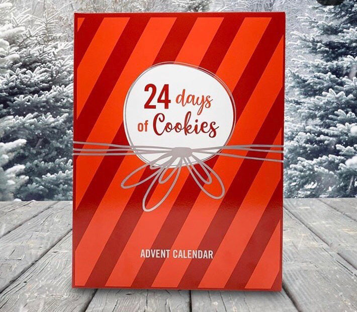 Calendrier de l’avant de 24 mini biscuits