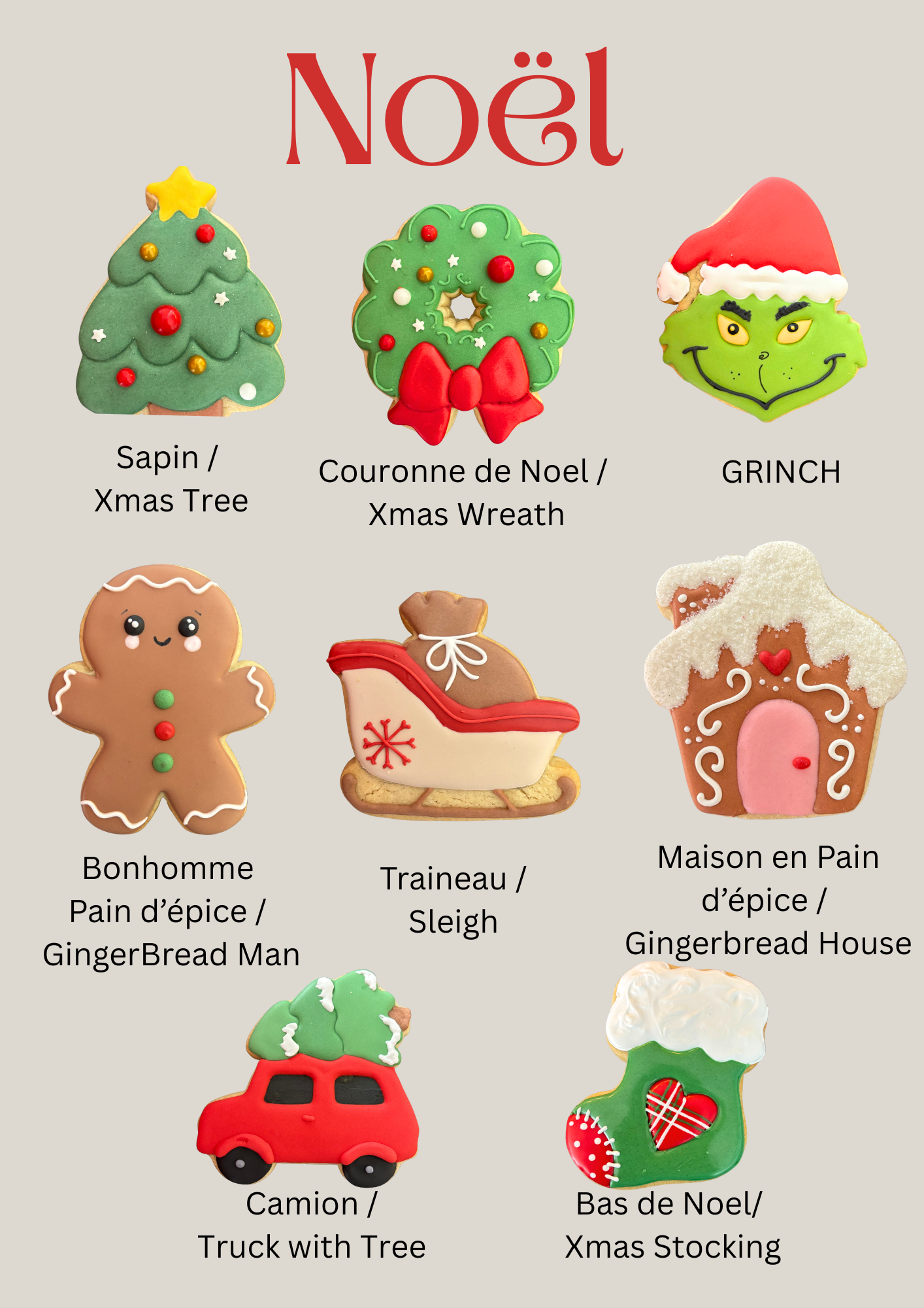 Kit de décoration de 6 biscuits et 4 glaçage