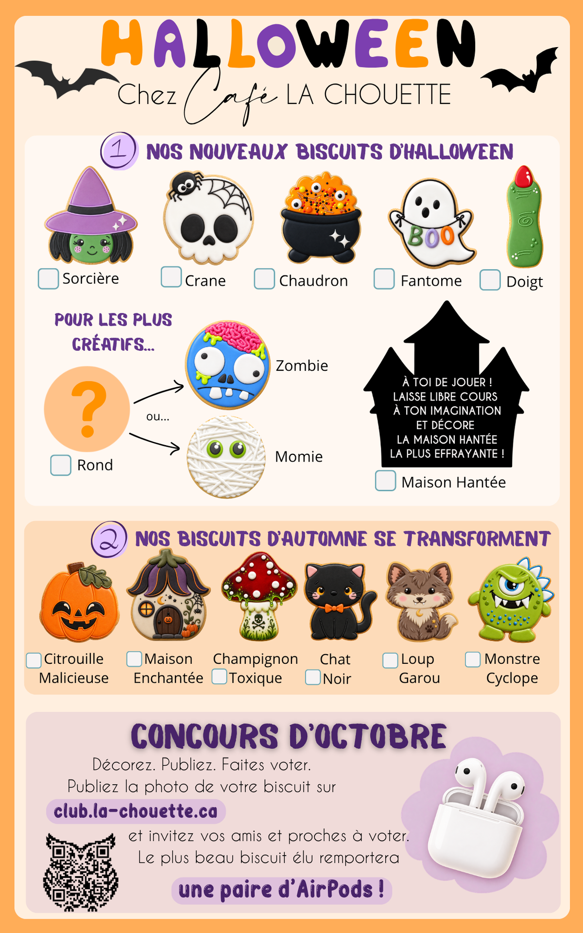 Kit de biscuits à décorer (6 biscuits et 4 glaçages)