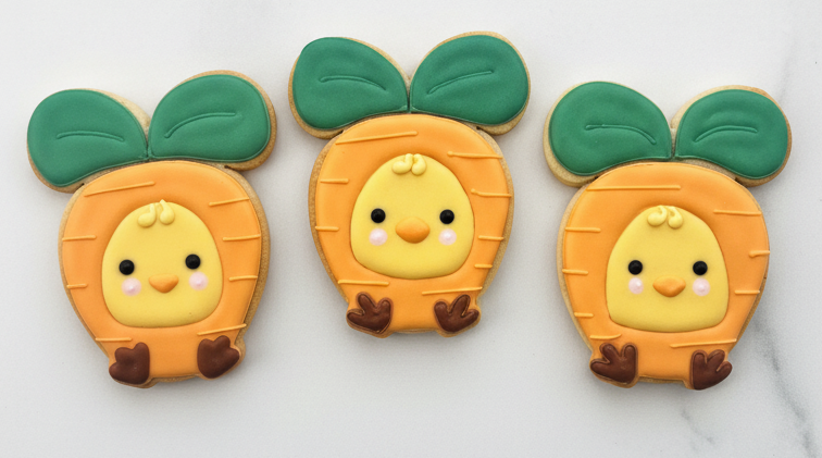 Poussins carottes