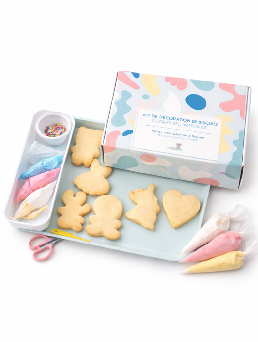 Kit de biscuits à décorer - Boîte cadeau