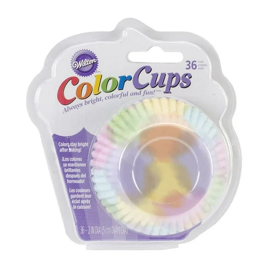 Wilton - Caissette à cupcakes couleur pastel