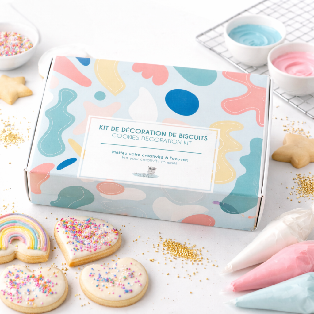 Kit de biscuits à décorer - Boîte cadeau