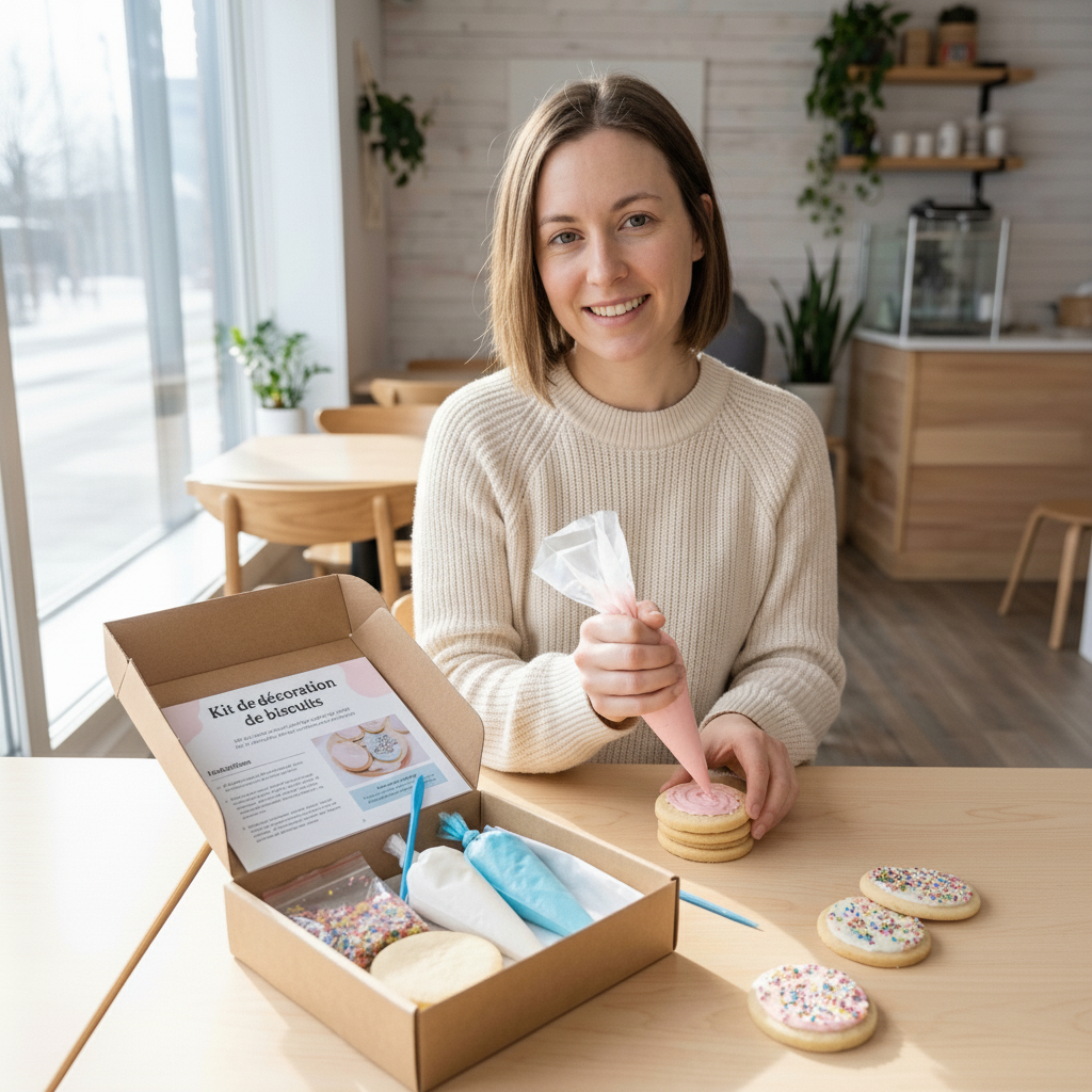 Kit de biscuits à décorer - Boîte cadeau