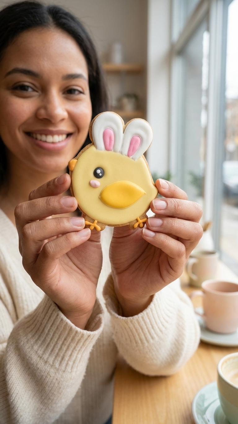 Les poussins avec oreilles de lapin